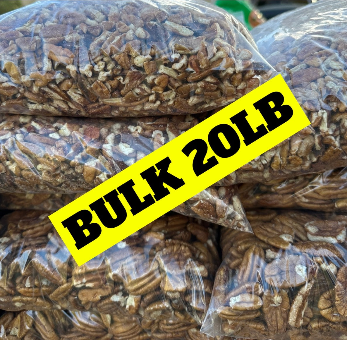 20 LB BULK SHELLED PECAN HALVES