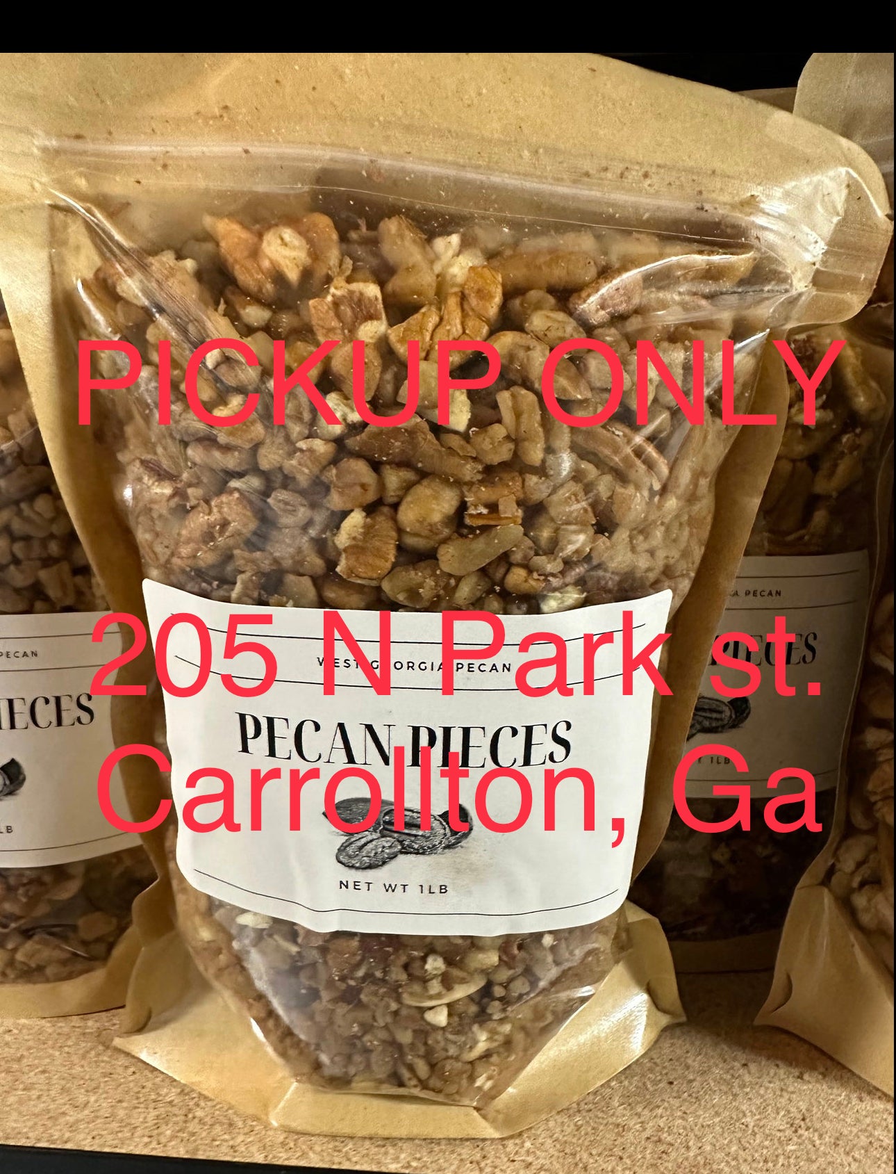 Carrollton, Ga PICKUP ONLY (1 POUND PECAN PIECES)