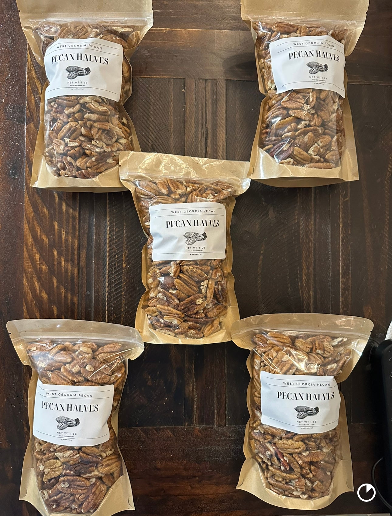 Carrollton, Ga PICKUP ONLY! (5 POUNDS PECAN HALVES)