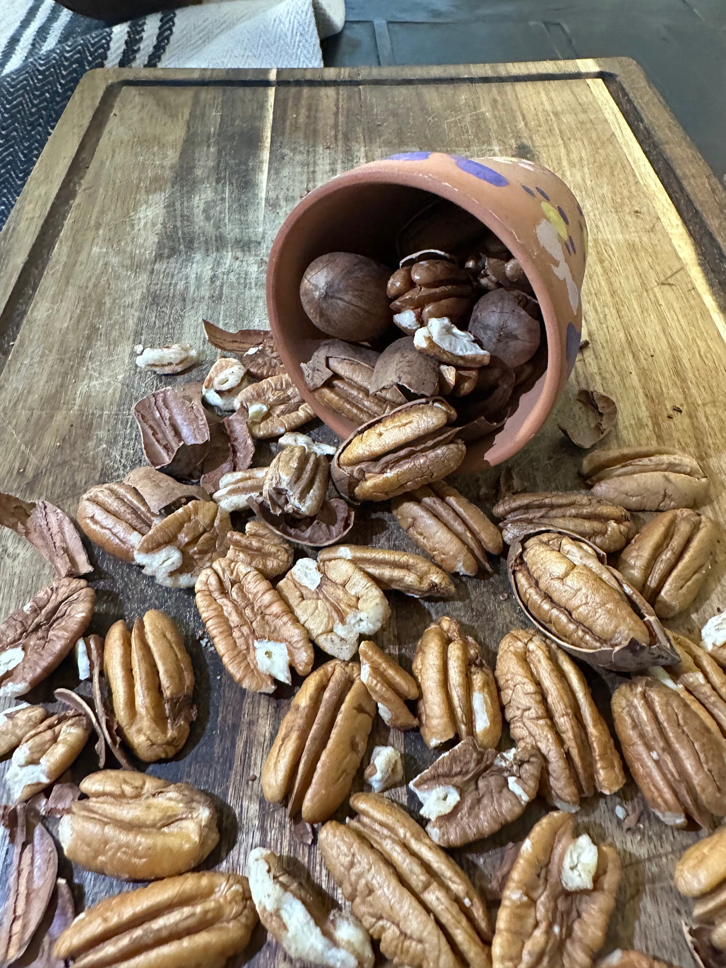 Cracked Raw Pecans (not shelled) 1 pound